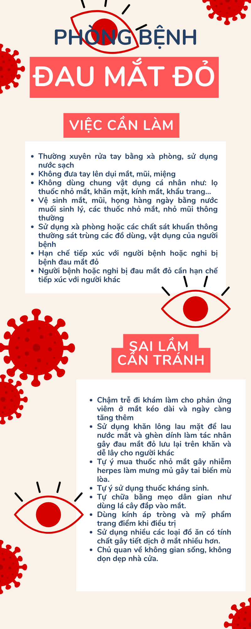 Bệnh đau mắt đỏ lây lan: Việc cần làm và việc cần tránh - Ảnh 2.
