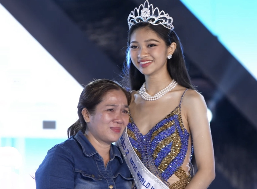 Top 3 Miss World Vietnam sau 1 tháng đăng quang: Ý Nhi mất hút khỏi các sự kiện, Minh Kiên visual lột xác vượt bậc - Ảnh 13.