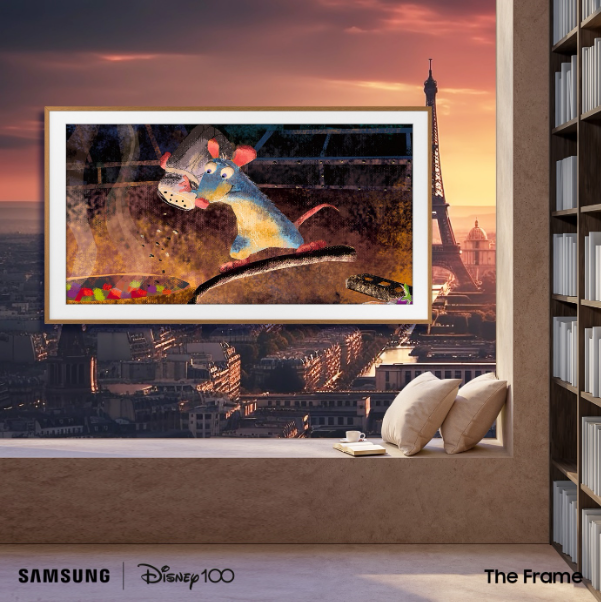 TV The Frame kho&aacute;c &aacute;o mới mừng Disney 100 tuổi - Ảnh 1.