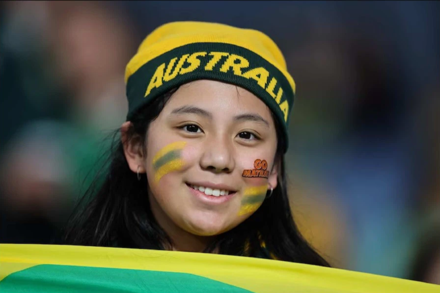 World Cup nữ 2023 qua đôi mắt của cổ động viên nhí  - Ảnh 3.