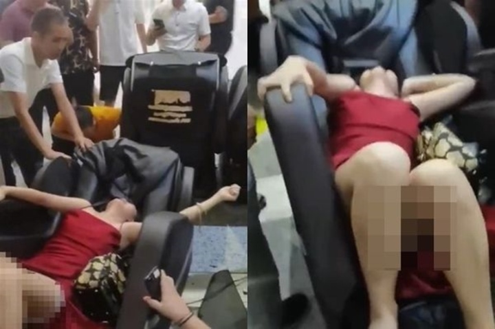 Người phụ nữ suýt chết khi ngồi 'ghế massage siêu thị' - Ảnh 1.