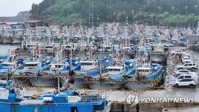 Nhật Bản, Hàn Quốc hủy hàng loạt chuyến bay vì bão Khanun - Ảnh 1.