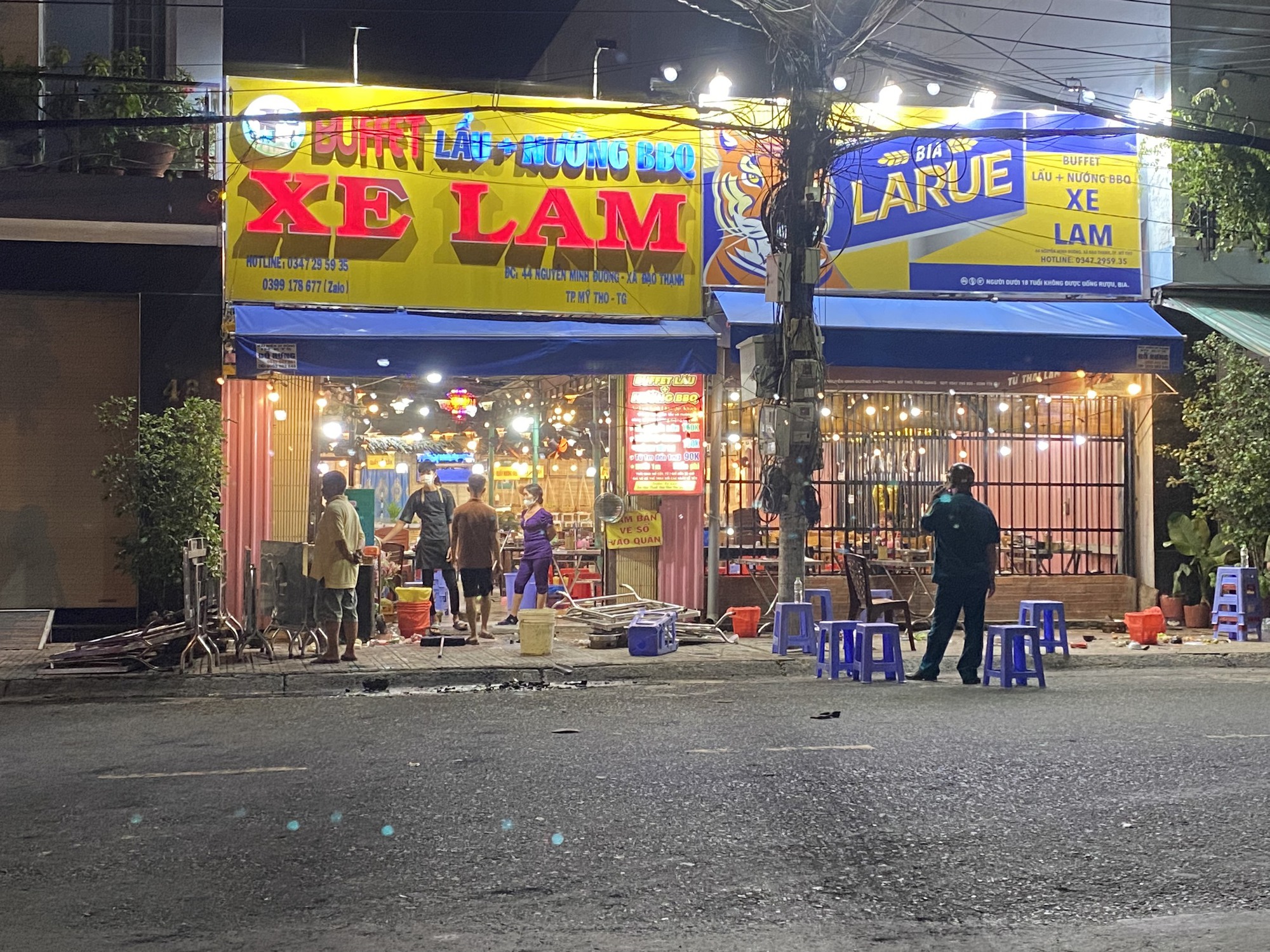 CLIP: Nổ súng tại quán lẩu Xe Lam, 1 người bị thương - Ảnh 4.