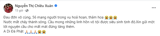 Vụ cháy chung cư mini ở Hà Nội: Thái Thùy Linh hỗ trợ nhà ở, Hồ Ngọc Hà và nhiều sao Việt đau xót chia buồn - Ảnh 4.