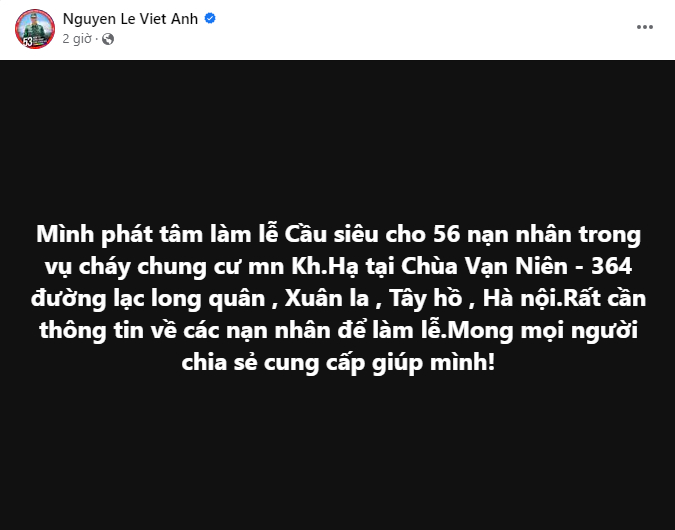 Vụ cháy chung cư mini ở Hà Nội: Thái Thùy Linh hỗ trợ nhà ở, Hồ Ngọc Hà và nhiều sao Việt đau xót chia buồn - Ảnh 2.