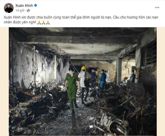Vụ cháy chung cư mini ở Hà Nội: Thái Thùy Linh hỗ trợ nhà ở, Hồ Ngọc Hà và nhiều sao Việt đau xót chia buồn - Ảnh 8.
