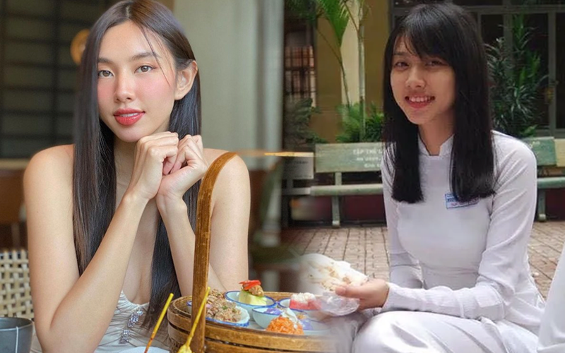 Thấy ảnh Thuỳ Tiên mặc áo dài đi học, netizen chỉ biết thốt lên 1 câu - Ảnh 2. Thấy ảnh Thuỳ Tiên mặc áo dài đi học, netizen chỉ biết thốt lên 1 câu - Ảnh 2.
