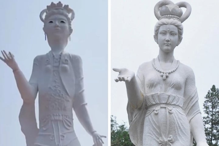 Bức tượng tiên nữ trị giá 11.000 USD bị chê thậm tệ ở Trung Quốc - Ảnh 2.
