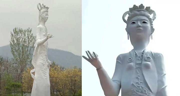Bức tượng tiên nữ trị giá 11.000 USD bị chê thậm tệ ở Trung Quốc - Ảnh 1.