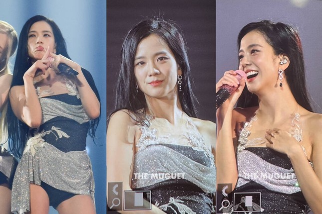 BlackPink mặc quá gợi cảm trong đêm diễn cuối - Ảnh 3.
