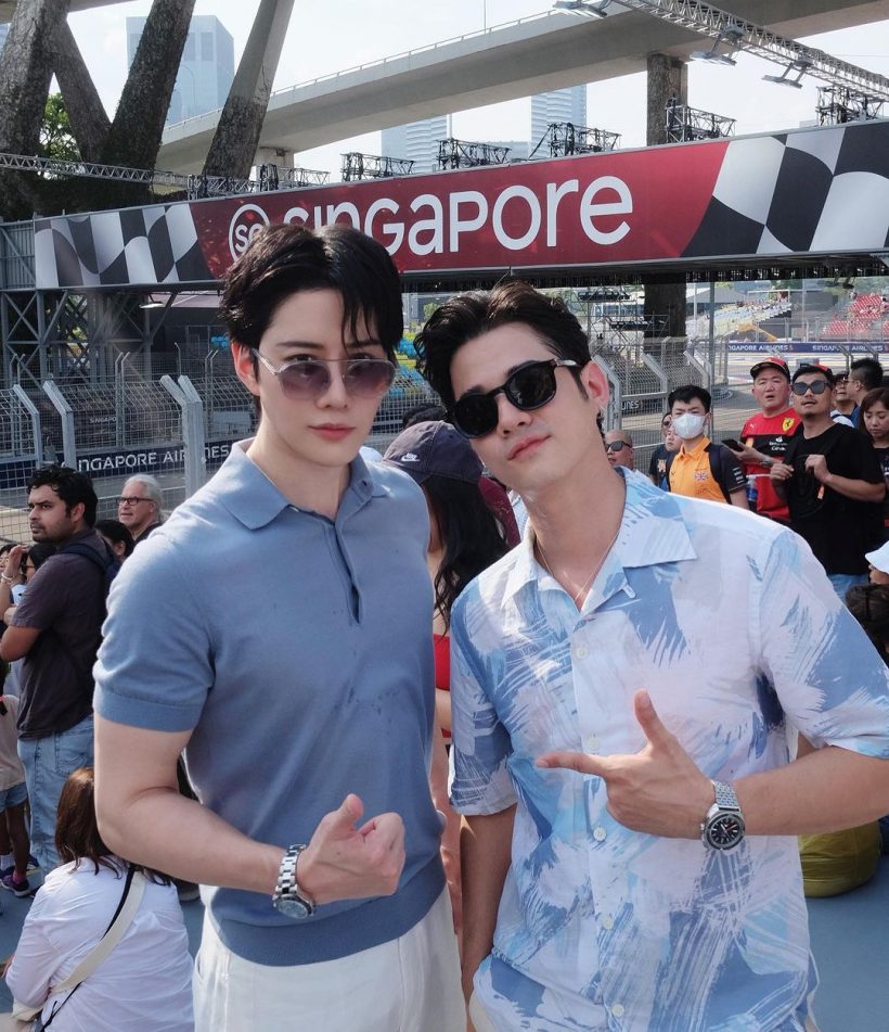 Mike Angelo - Mario Maurer khiến netizen rần rần với khoảnh khắc “gấp đôi visual” khi chung khung hình - Ảnh 2.