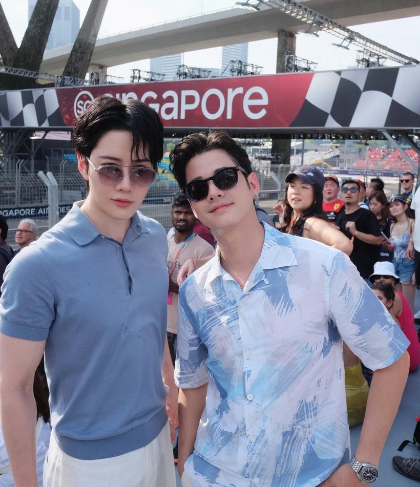 Mike Angelo - Mario Maurer khiến netizen rần rần với khoảnh khắc “gấp đôi visual” khi chung khung hình - Ảnh 1.