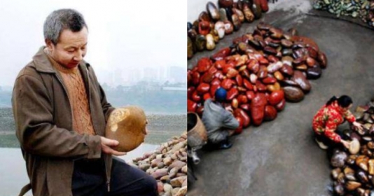 Ngôi làng kỳ lạ ở Trung Quốc: Người dân chuyên làm giàu từ nghề nhặt đá, du khách đến chơi 