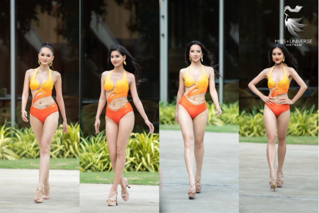 Top 18 thí sinh Miss Universe Vietnam 2023 tỏa sáng với màn trình diễn Người đẹp Biển tại The Grand Ho Tram - Ảnh 2.