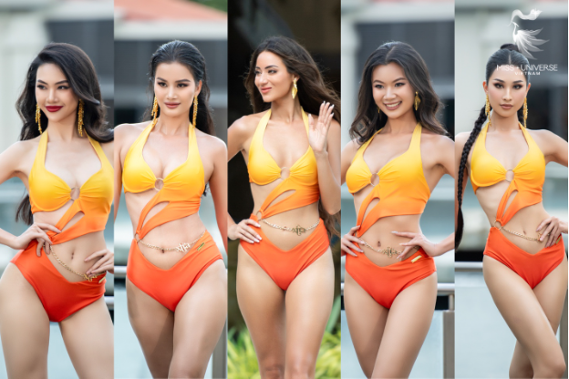 Top 18 thí sinh Miss Universe Vietnam 2023 tỏa sáng với màn trình diễn Người đẹp Biển tại The Grand Ho Tram - Ảnh 4.