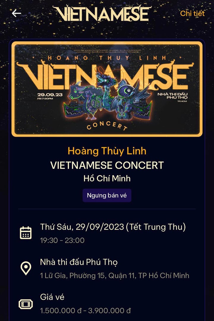 Ho&agrave;ng Th&ugrave;y Linh vướng ồn &agrave;o ph&aacute;t ng&ocirc;n, v&eacute; concert vẫn được b&aacute;n hết - Ảnh 2.
