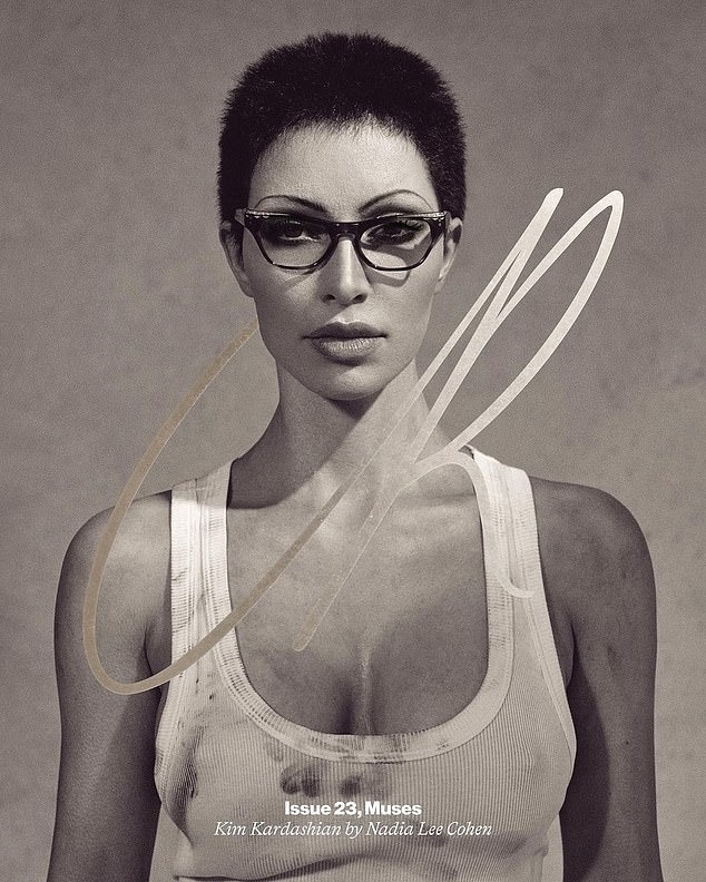 Diện mạo khác lạ khó nhận ra của Kim Kardashian trên bìa tạp chí - Ảnh 1.