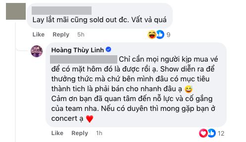 Ho&agrave;ng Th&ugrave;y Linh đ&aacute;p trả khi bị ch&ecirc; "lay lắt m&atilde;i mới b&aacute;n hết v&eacute; concert" - Ảnh 3.