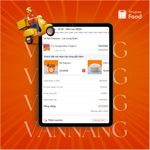 Bữa ăn trị gi&aacute; 130.000 đồng nhưng về thẳng 0 đồng chỉ c&oacute; tại ShopeeFood - Ảnh 2.