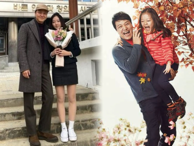 Con gái “ác nam màn ảnh Hàn” Jung Woong In: 16 tuổi sở hữu chiều cao trên 1m70, nhan sắc xinh xắn được ví như “Suri Cruise xứ Hàn” - Ảnh 1.