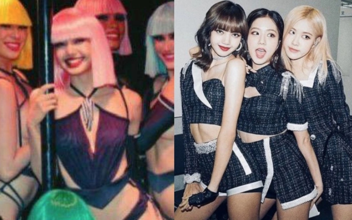 Lisa mặc outfit 