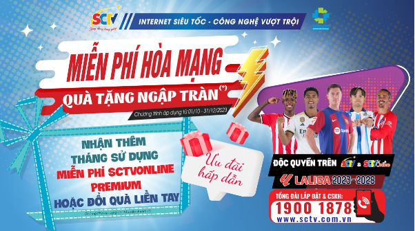 Tha hồ giải trí và ngập tràn quà tặng cùng SCTV - Ảnh 1. Tha hồ giải trí và ngập tràn quà tặng cùng SCTV - Ảnh 1.