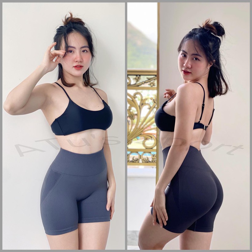 Hot girl tập Gym hướng dẫn bài tập thắt eo đồng hồ cát quyến rũ tại nhà - Ảnh 2. Hot girl tập Gym hướng dẫn bài tập thắt eo đồng hồ cát quyến rũ tại nhà - Ảnh 2.