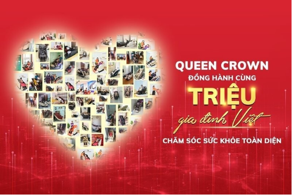 Ghế massage Queen Crown đồng hành cùng triệu gia đình Việt trên hành trình chăm sóc sức khỏe - Ảnh 2.