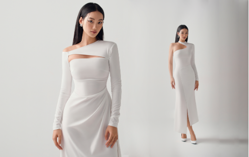 Si&ecirc;u mẫu Quỳnh Anh cuốn h&uacute;t trong BST Infinity của WHITE CHIC - Ảnh 3.