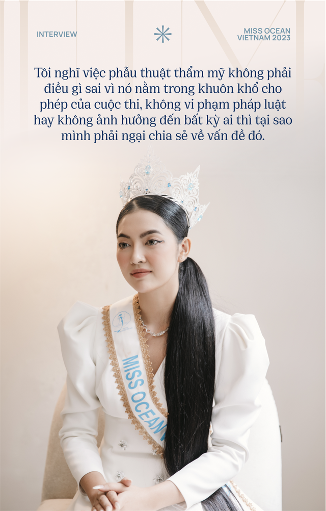 Tân Hoa hậu Đại dương Việt Nam thừa nhận phẫu thuật thẩm mỹ: Fan sắc đẹp rất thông minh, cứ thẳng thắn ngay từ đầu - Ảnh 7.