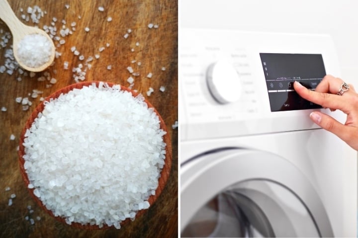 Đổ muối vào máy giặt có tác dụng gì? - Ảnh 1.
