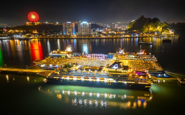 Hai &quot;siêu tàu&quot; đưa gần 3.700 khách quốc tế đến Hạ Long đêm giao thừa - Ảnh 10.