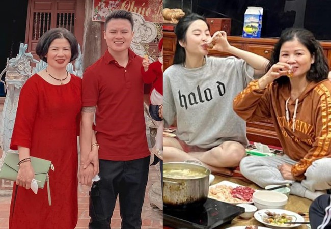 Chu Thanh Huyền cực thoải mái khi ở nhà chồng nhờ hai điểm "hợp gu" với mẹ Quang Hải - Ảnh 2. Chu Thanh Huyền cực thoải mái khi ở nhà chồng nhờ hai điểm "hợp gu" với mẹ Quang Hải - Ảnh 2.