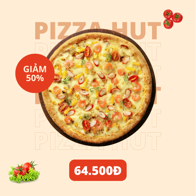 Mở tiệc pizza suốt với ưu đãi giảm 50% từ Pizza Hut trên ShopeeFood - Ảnh 1.