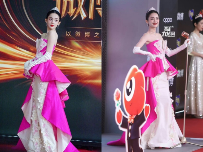 Đêm hội Weibo thành filter nhan sắc dàn mỹ nhân: Tạo hình như mơ hoá phèn trên thảm đỏ, đẹp mấy cũng cứu không nổi - Ảnh 7.