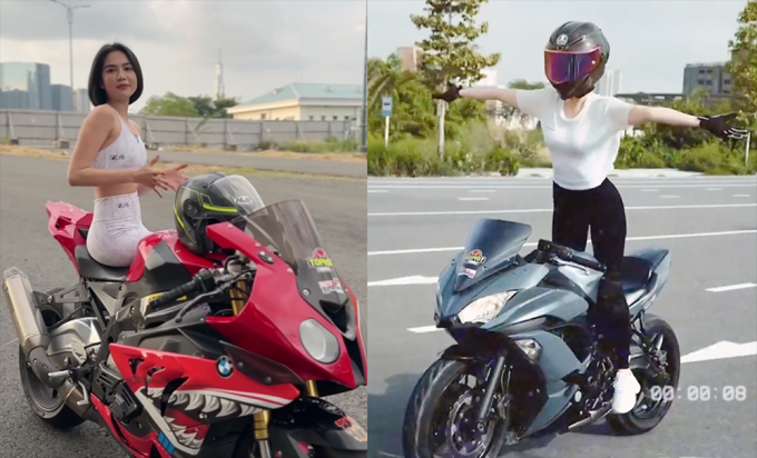 Tình tiết tăng nặng tội danh trong vụ Ngọc Trinh lái xe moto "diễn xiếc" không bằng lái - Ảnh 1. Tình tiết tăng nặng tội danh trong vụ Ngọc Trinh lái xe moto "diễn xiếc" không bằng lái - Ảnh 1.