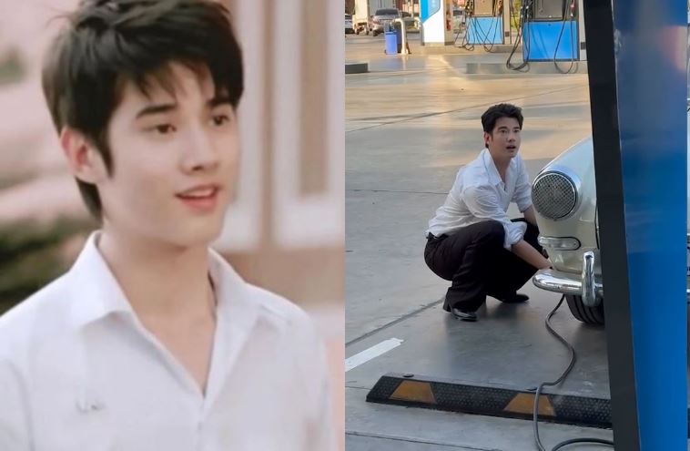 Mario Maurer gây sốt chỉ với 23s đi bơm lốp ô tô, visual tuổi U40 vẫn khiến netizen đứng ngồi không yên- Ảnh 2.