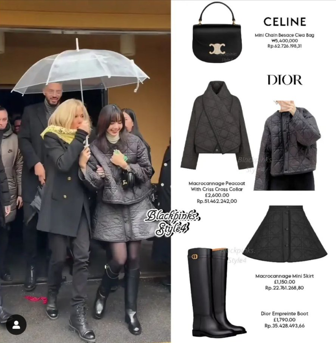 Was Celine sad when Lisa wore Dior to the street with the First Lady of France? - Photo 4.