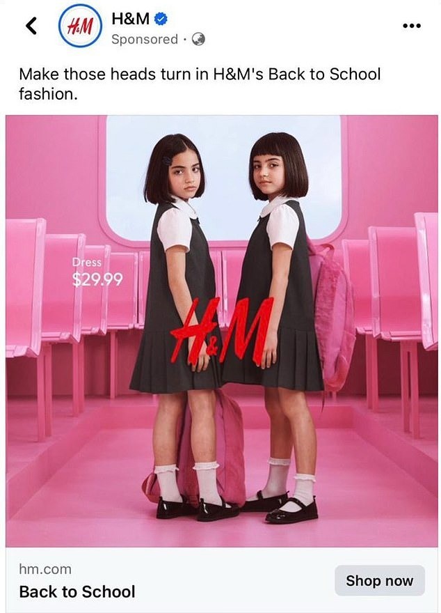 Quảng cáo của H&M bị tố tình dục hóa trẻ em - Ảnh 1.
