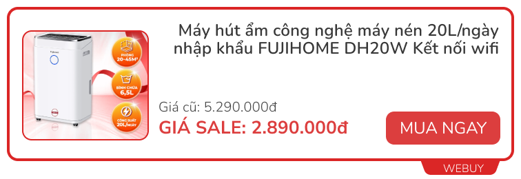 Miền Bắc rét đậm kèm mưa phùn, tranh thủ chốt ngay loạt deal máy hút ẩm, máy sưởi đang sale đến 54% - Ảnh 2.