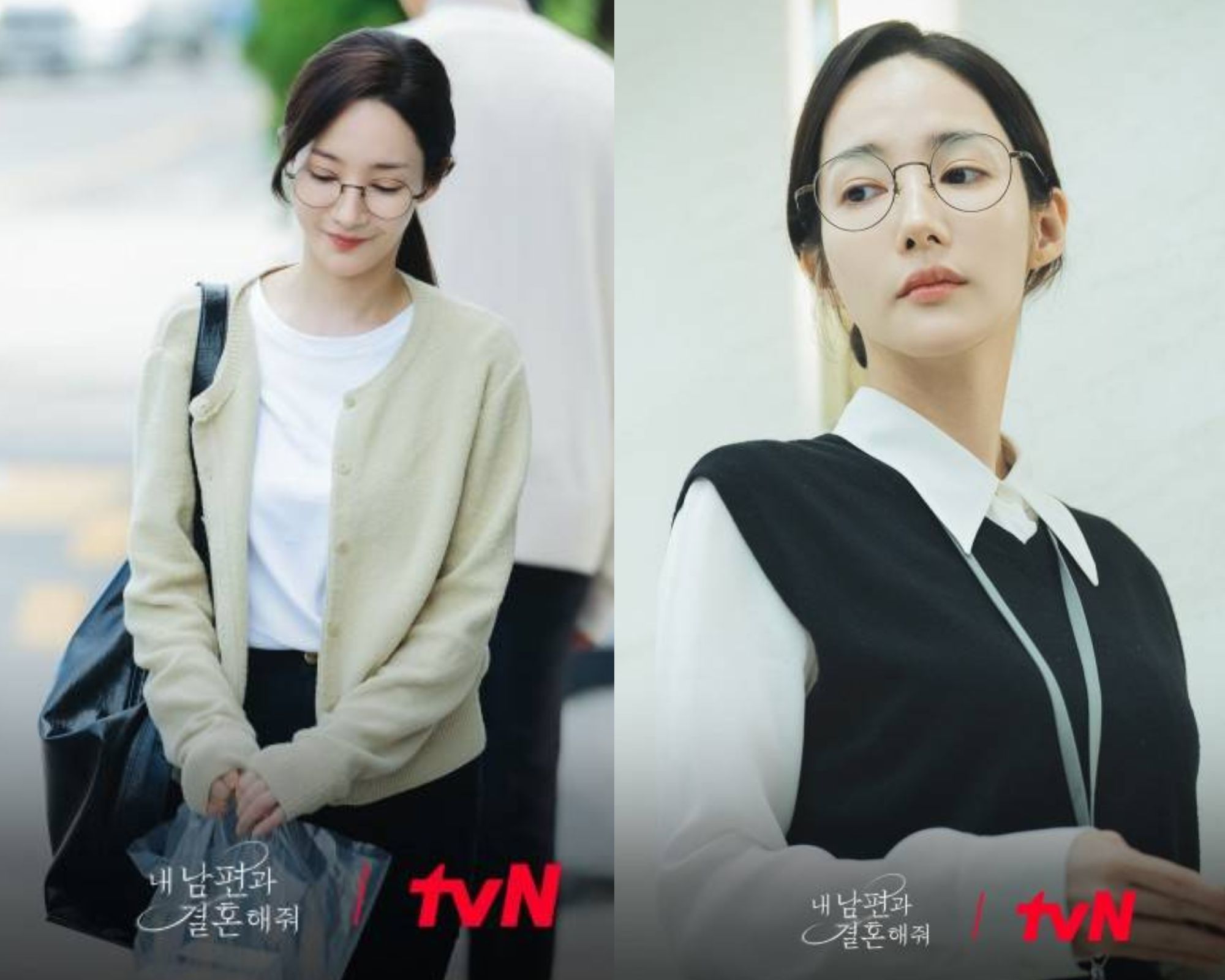 Thời trang đối lập của Park Min Young trước và sau khi cắt tóc ngắn trong &quot;Cô đi mà lấy chồng tôi&quot;  - Ảnh 2.