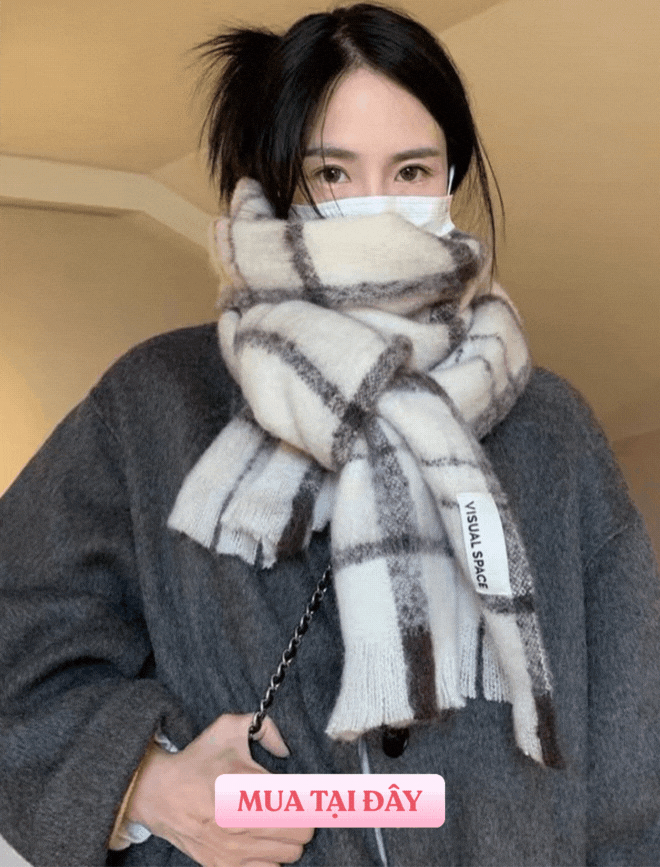 Trời lạnh thế này, nàng ngắm ngay 8 mẫu khăn quàng cổ style Hàn để ra đường không còn là nỗi ám ảnh- Ảnh 2.