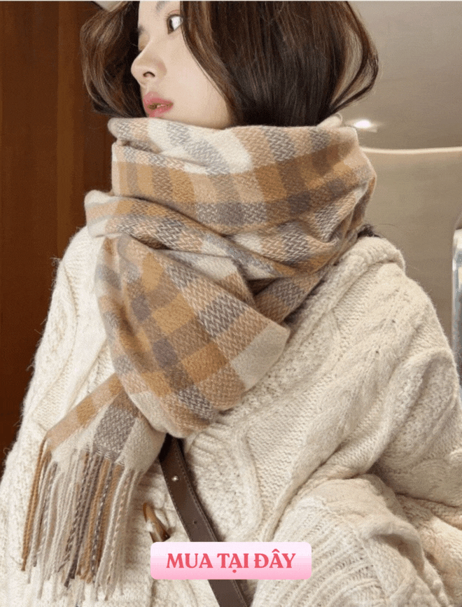 Trời lạnh thế này, nàng ngắm ngay 8 mẫu khăn quàng cổ style Hàn để ra đường không còn là nỗi ám ảnh- Ảnh 3.