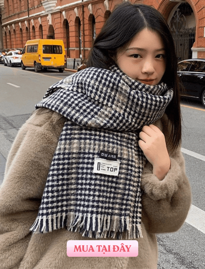 Trời lạnh thế này, nàng ngắm ngay 8 mẫu khăn quàng cổ style Hàn để ra đường không còn là nỗi ám ảnh- Ảnh 6.