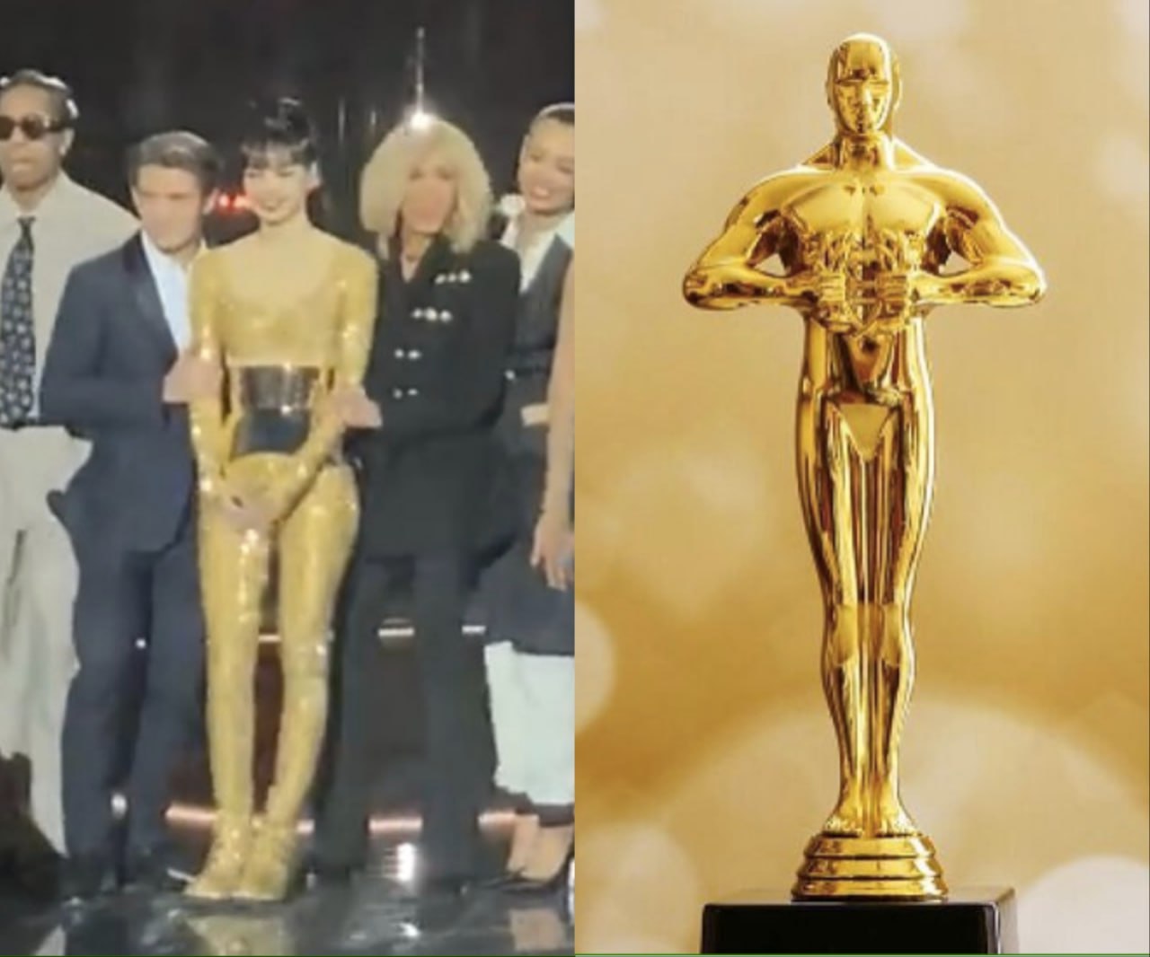 Lisa gây sốt với bóng lưng đầy quyền lực, outfit hàng hiệu qua tay fan lại thành “tượng vàng Oscar”- Ảnh 5.