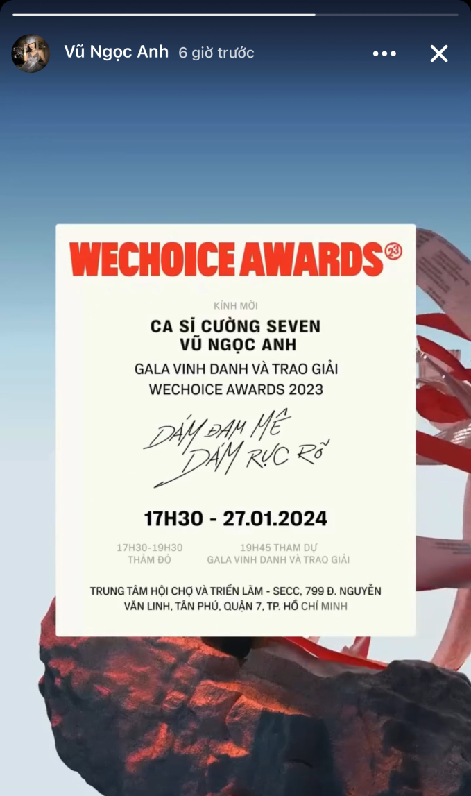 Cập nhật nóng trước thềm WeChoice Awards 2023: Trấn Thành - Khánh Vân và dàn sao rộn ràng check-in, Hòa Minzy háo hức chờ đợi điều này - Ảnh 6.
