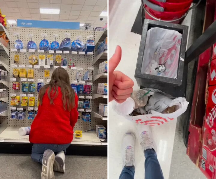 Nghiện cọ toilet, cô gái xin làm vệ sinh không công cho các siêu thị - Ảnh 3.