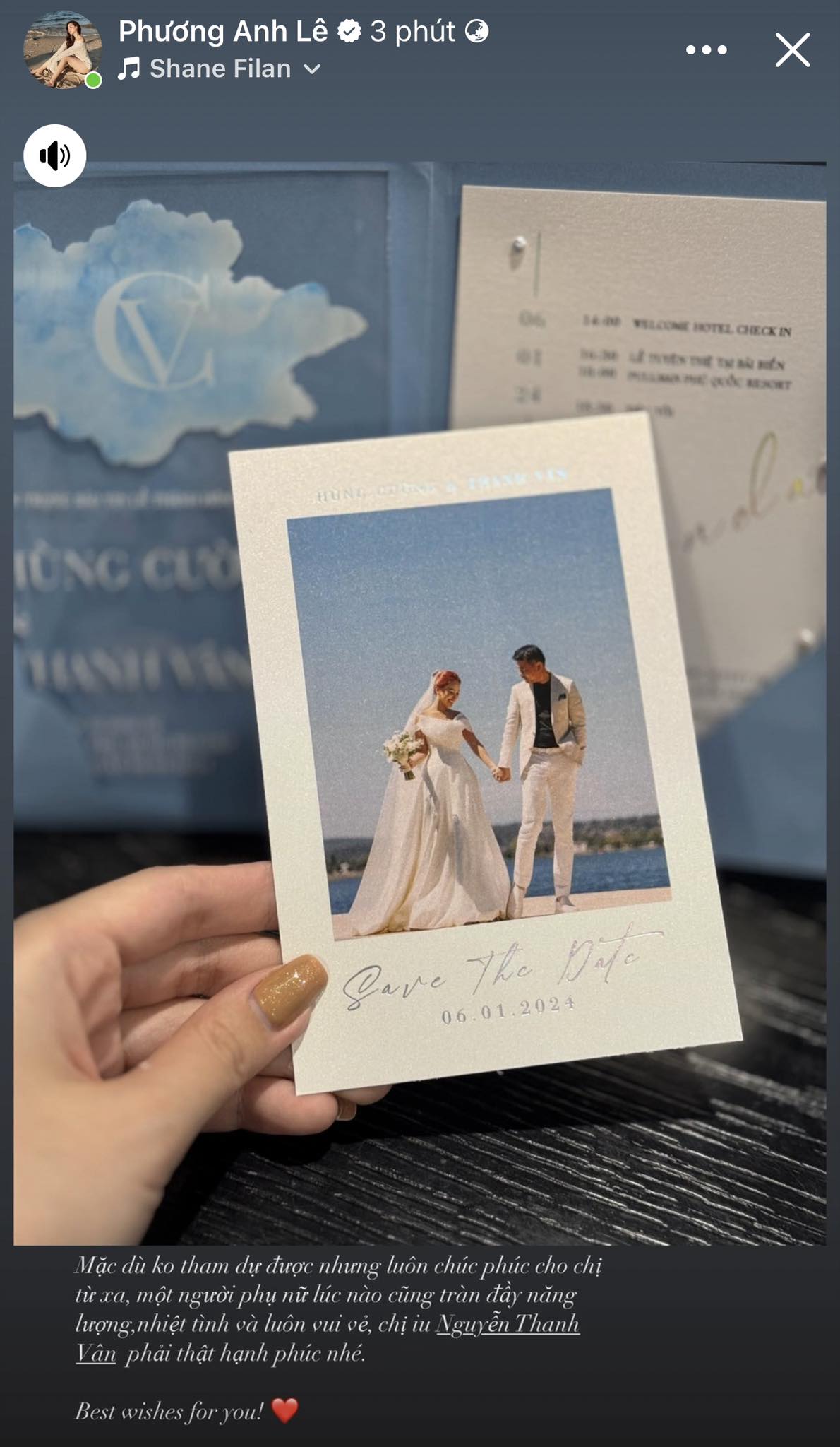 Phanh Lee không tham dự đám cưới của Vân Hugo, nhắn nhủ điều này với cô dâu trước khi lên xe hoa lần 2- Ảnh 2.