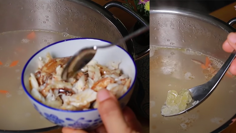 Bổ sung dinh dưỡng cho cả gia đình bằng món súp cua đơn giản ngay tại nhà - Ảnh 5. Bổ sung dinh dưỡng cho cả gia đình bằng món súp cua đơn giản ngay tại nhà - Ảnh 5.