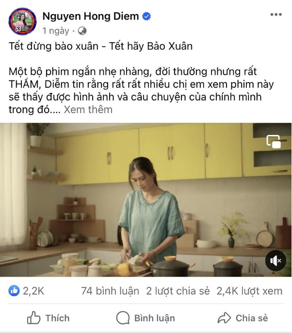 Phim ngắn truyền cảm hứng cho h&agrave;ng triệu phụ nữ Việt: Tết đừng b&agrave;o xu&acirc;n, Tết h&atilde;y Bảo Xu&acirc;n - Ảnh 3.